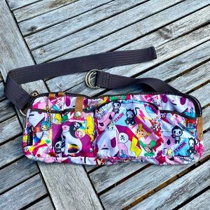 TOKIDOKI waist bag - multi caractere colour print